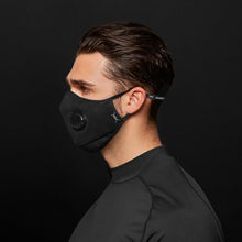 Load image into Gallery viewer, 0382. ViralOff® Vented Performance Mask (2 Pack with Bag) - Black