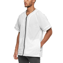Load image into Gallery viewer, 0296. Reversible Heavyweight Baseball Jersey - Black/White