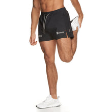 Load image into Gallery viewer, 0285. Laser-Lite™ 3” Performance Short - Black/White
